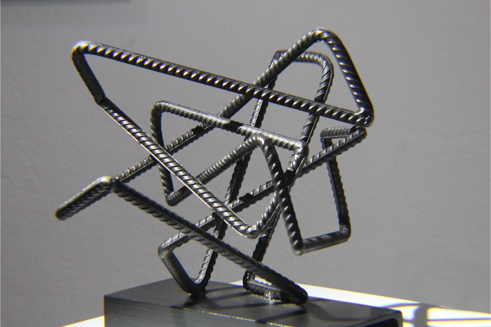 Steel Rebar Black Paint Sculpture- Indoor & Outdoor Art- Miami – Sandra ...